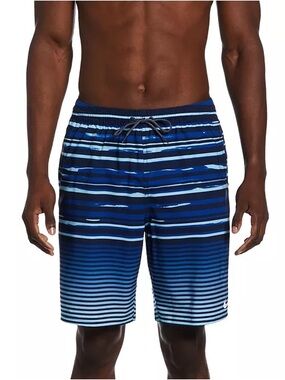 Nike Men's Fade Stripe Breaker 9" Swim Trunks